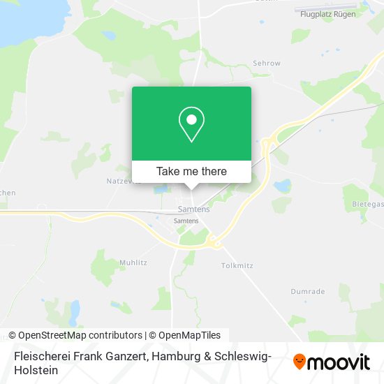Fleischerei Frank Ganzert map
