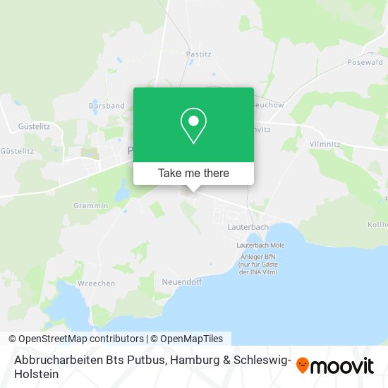 Abbrucharbeiten Bts Putbus map