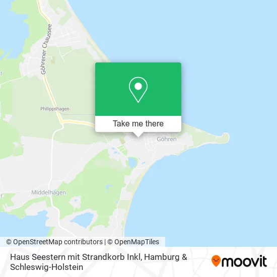 Карта Haus Seestern mit Strandkorb Inkl