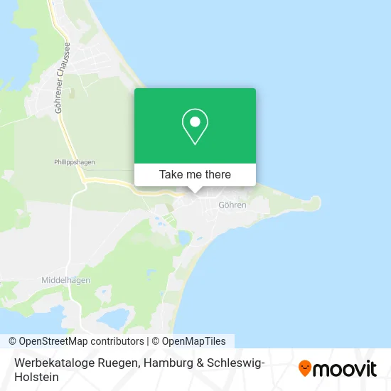 Карта Werbekataloge Ruegen