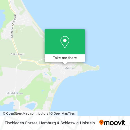 Fischladen Ostsee map