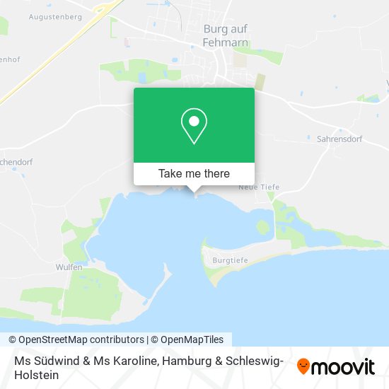 Ms Südwind & Ms Karoline map