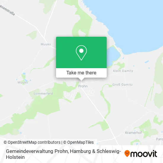Gemeindeverwaltung Prohn map