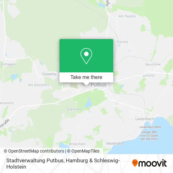 Карта Stadtverwaltung Putbus
