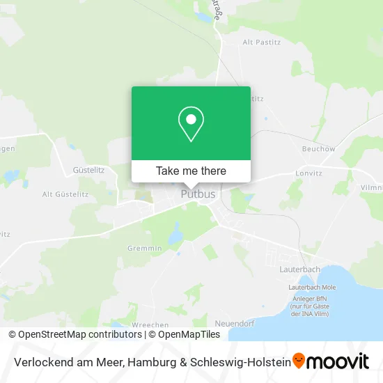 Карта Verlockend am Meer