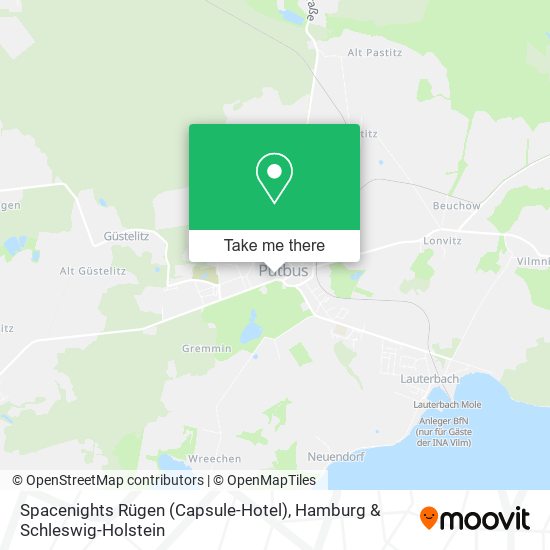 Spacenights Rügen (Capsule-Hotel) map