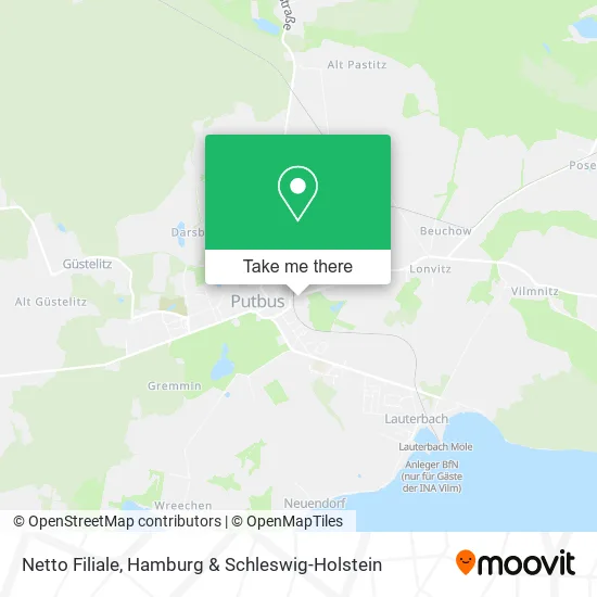 Карта Netto Filiale