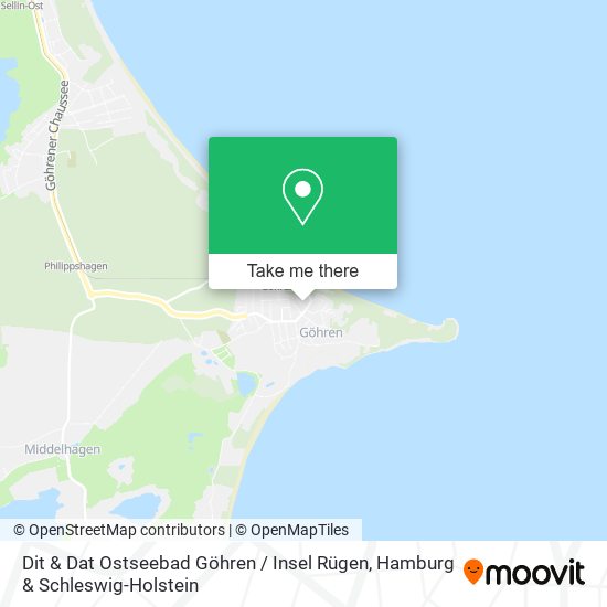 Dit & Dat Ostseebad Göhren / Insel Rügen map