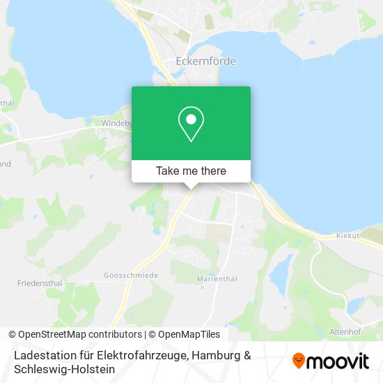 Ladestation für Elektrofahrzeuge map