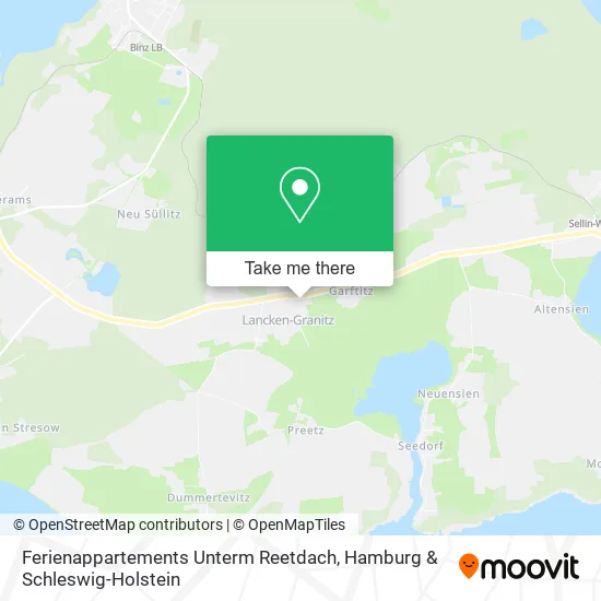 Карта Ferienappartements Unterm Reetdach