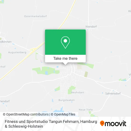 Карта Fitness und Sportstudio Tangun Fehmarn