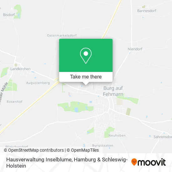 Карта Hausverwaltung Inselblume