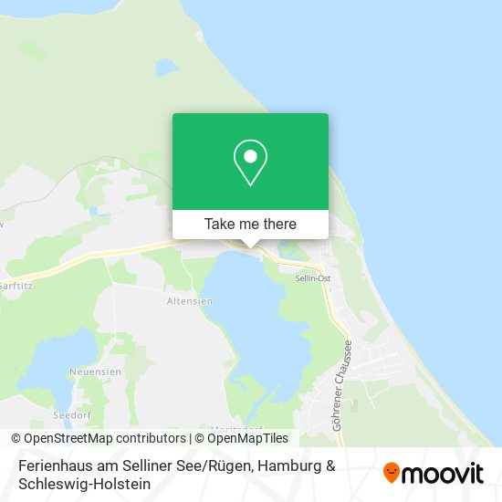 Ferienhaus am Selliner See / Rügen map