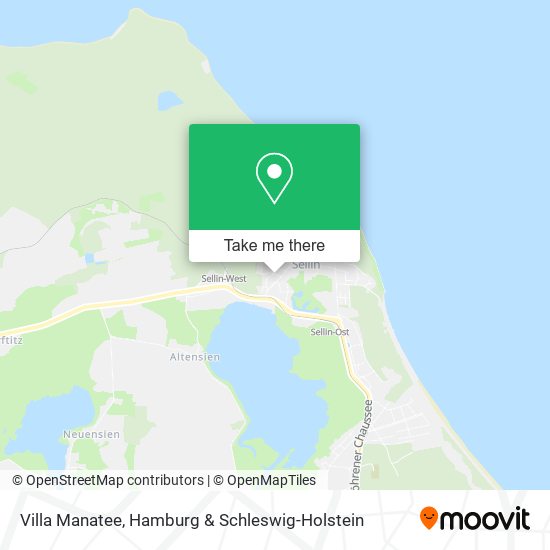 Villa Manatee map