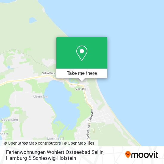 Карта Ferienwohnungen Wohlert Ostseebad Sellin