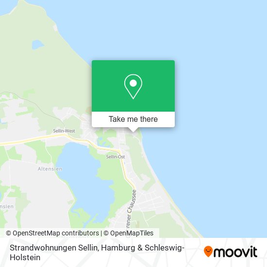 Strandwohnungen Sellin map