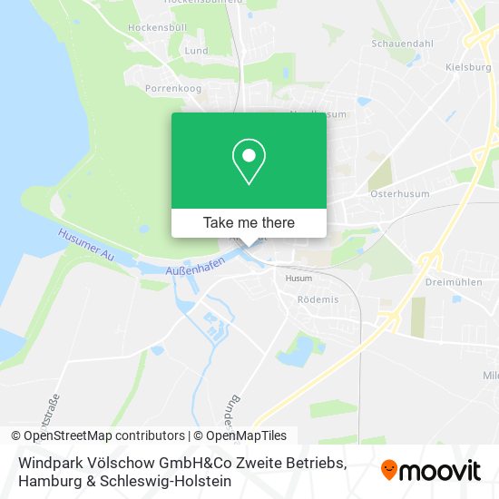 Windpark Völschow GmbH&Co Zweite Betriebs map