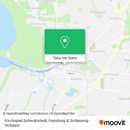 Kirchspiel Schwabstedt map