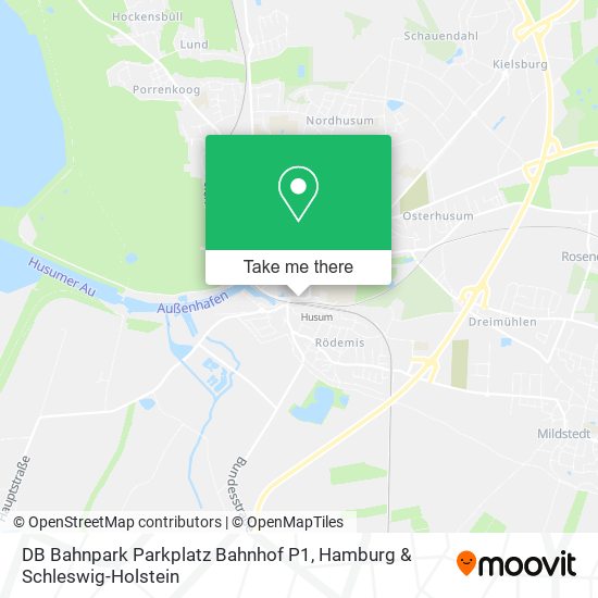 DB Bahnpark Parkplatz Bahnhof P1 map