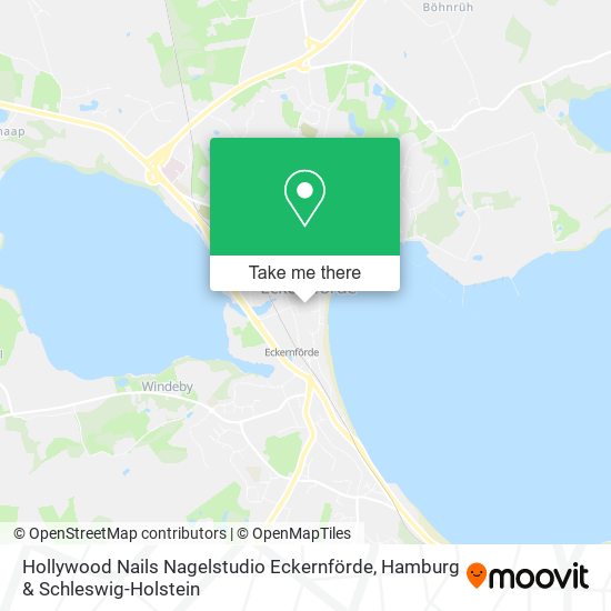 Hollywood Nails Nagelstudio Eckernförde map