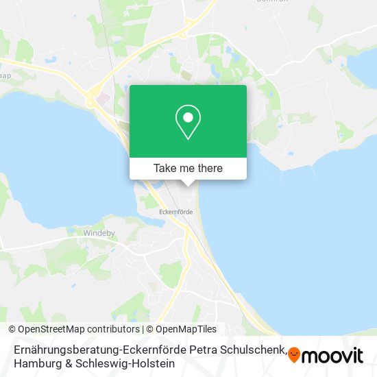Ernährungsberatung-Eckernförde Petra Schulschenk map