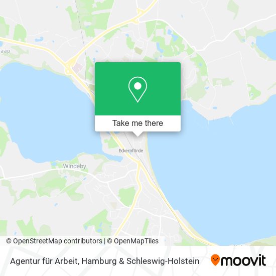 Agentur für Arbeit map