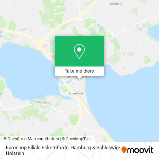 Euroshop Filiale Eckernförde map