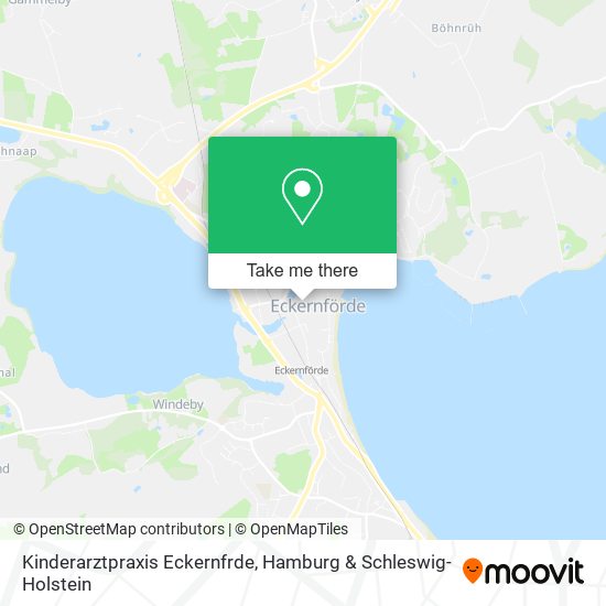 Kinderarztpraxis Eckernfrde map