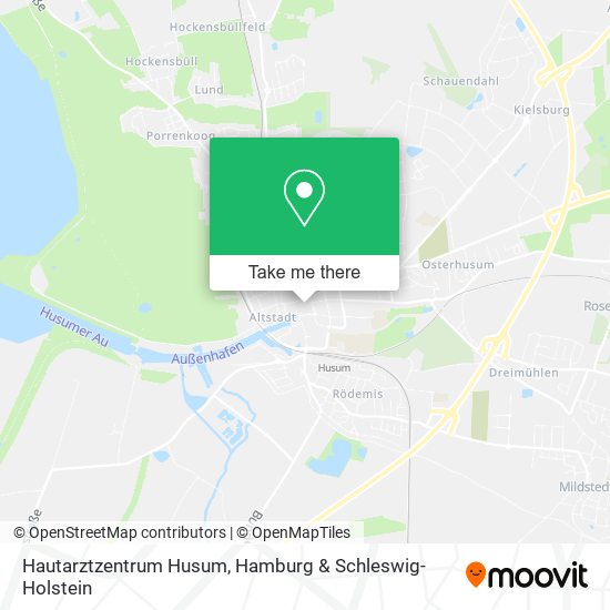 Карта Hautarztzentrum Husum