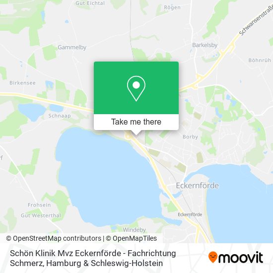 Schön Klinik Mvz Eckernförde - Fachrichtung Schmerz map