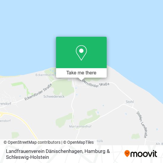 Landfrauenverein Dänischenhagen map