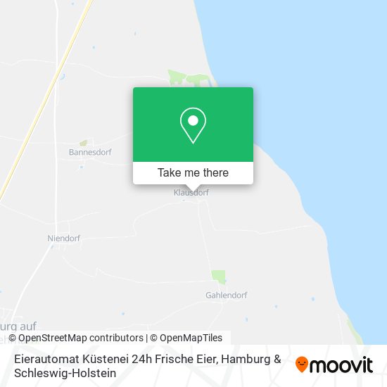 Eierautomat Küstenei 24h Frische Eier map