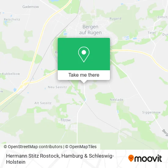 Карта Hermann Stitz Rostock