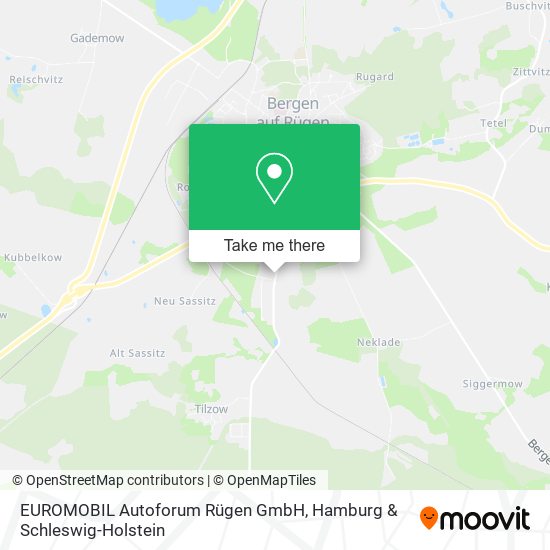 Карта EUROMOBIL Autoforum Rügen GmbH