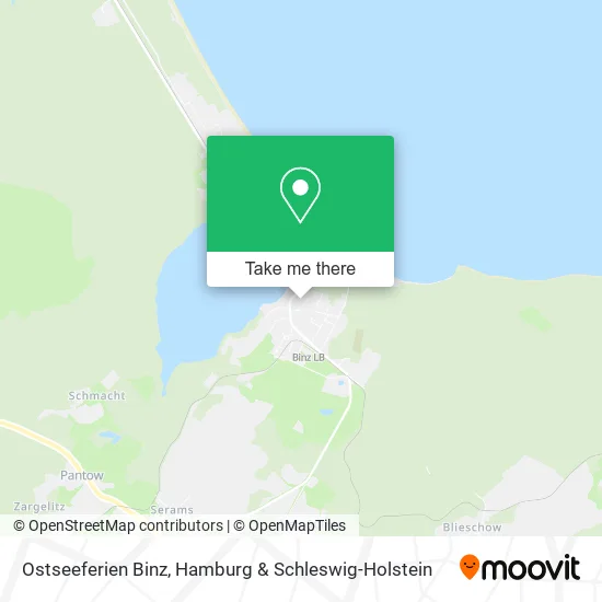 Карта Ostseeferien Binz