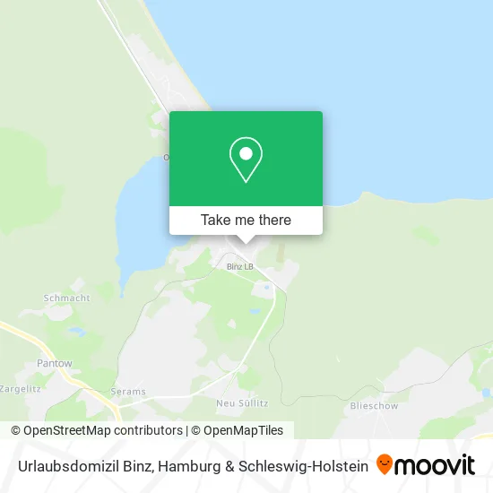 Карта Urlaubsdomizil Binz