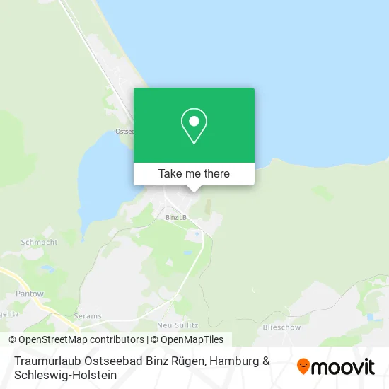 Карта Traumurlaub Ostseebad Binz Rügen