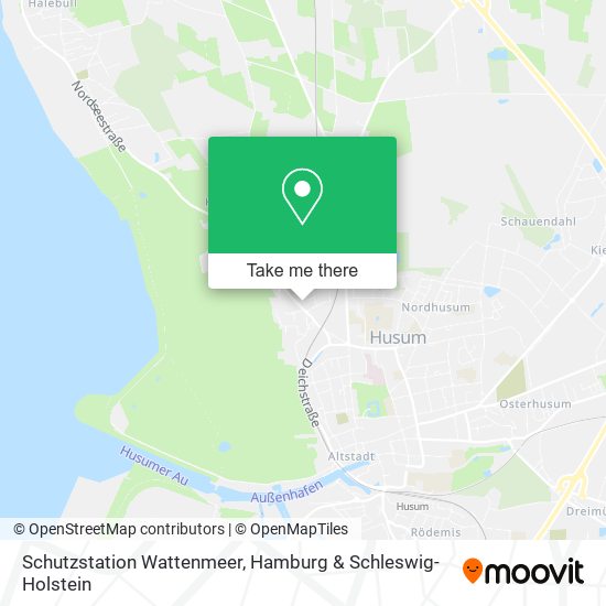 Schutzstation Wattenmeer map