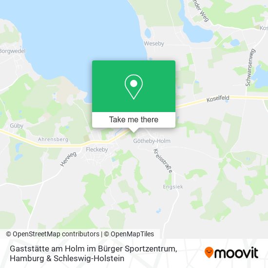 Gaststätte am Holm im Bürger Sportzentrum map