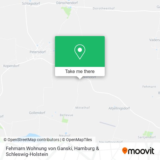 Fehmarn Wohnung von Ganski map