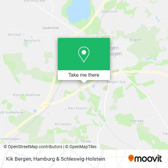 Kik Bergen map