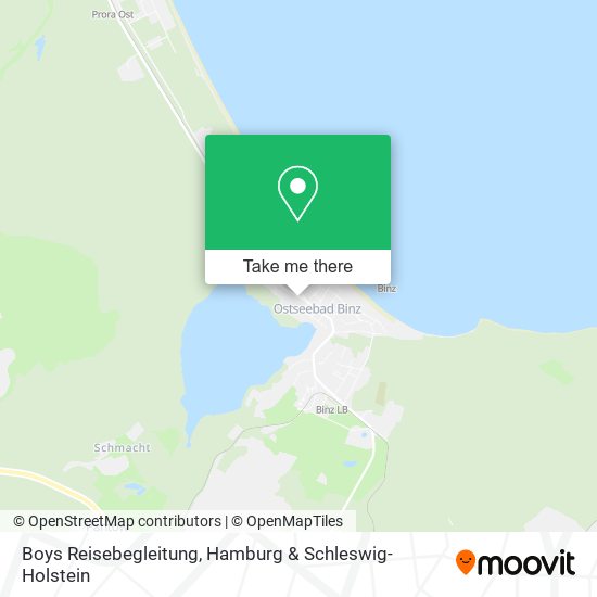 Boys Reisebegleitung map