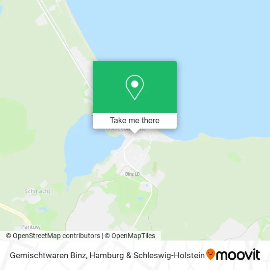 Карта Gemischtwaren Binz