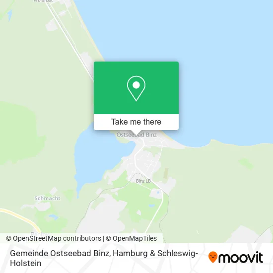 Карта Gemeinde Ostseebad Binz