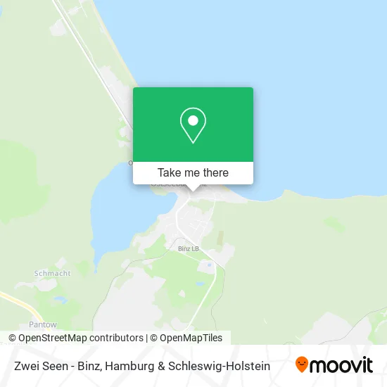Карта Zwei Seen - Binz