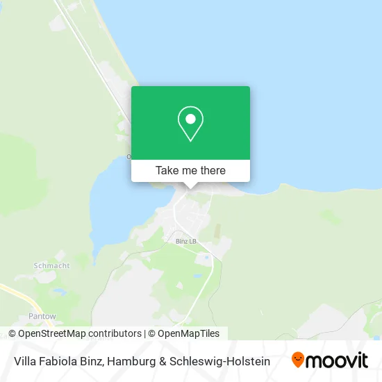 Карта Villa Fabiola Binz