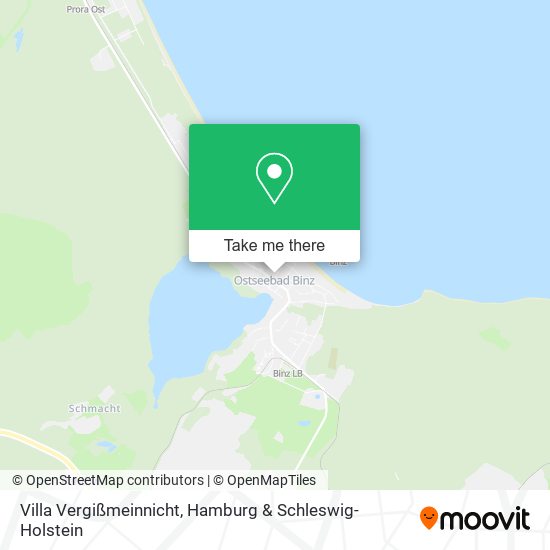 Villa Vergißmeinnicht map