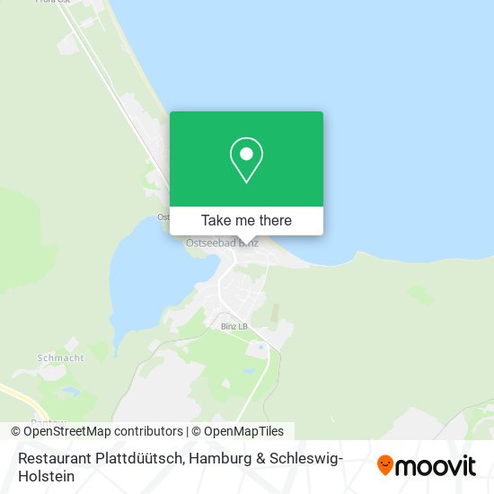 Restaurant Plattdüütsch map