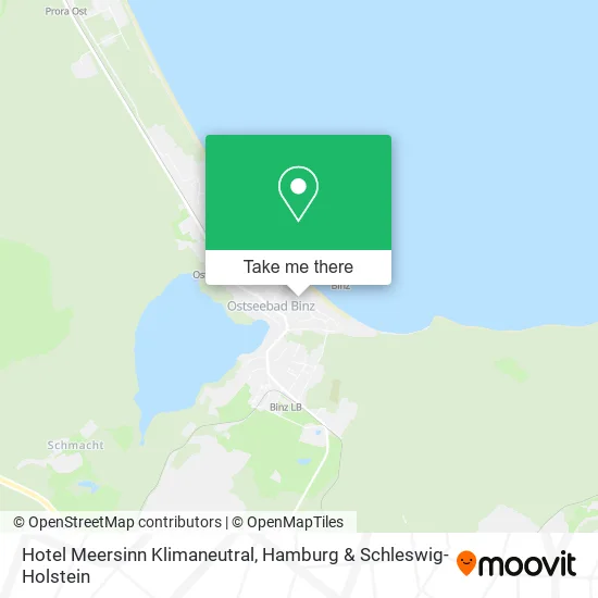 Карта Hotel Meersinn Klimaneutral