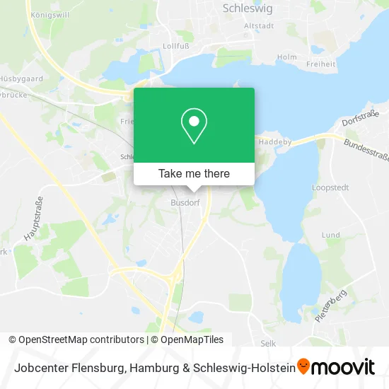 Карта Jobcenter Flensburg